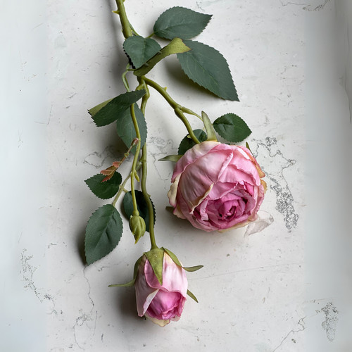 Künstliche rosen 3er set 55cm - 3er,