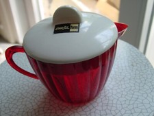 emsa Sahnegießer Rubin rot-transparent Serie "emsa-Tischgeschirr" Sortiment 1966