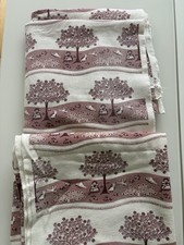 2x Vorhang Vintage Stoff