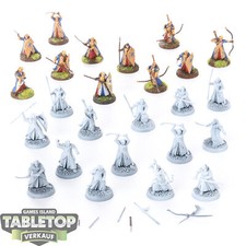 Der Hobbit Figuren - Gut - 25 Galadhrim Warriors - teilweise bemalt