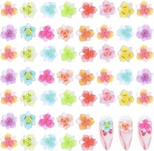 50 Stück 3D Blume Nagel