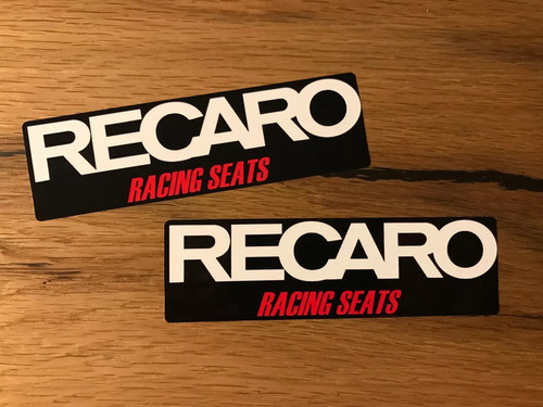 Recaro aufkleber sticker - 2x,