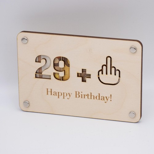 Holzkarte geschenkkarte zum - geschenkkarte,