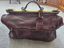 Vintage Leder-Reisetasche