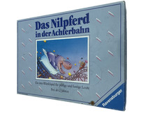 Das Nilpferd in der Achterbahn Brettspiel 1988 unvollständig aber spielbar