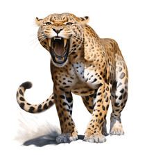Car Sticker 18x18 cm | Leopard