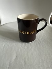 Brauner Hornsea England Schokoladenbecher 