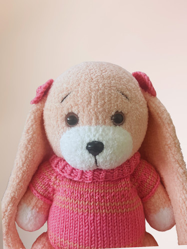 Handgefertigter amigurumi hase - amigurumi,