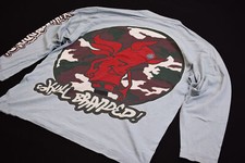Apollo London Longsleeve-Shirt Vandal Skull Branded London Vintage Graffitti L  