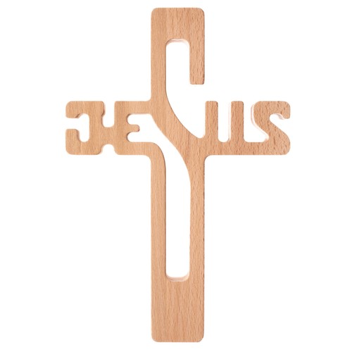 Holzkreuz jesus wanddekoration - holzkreuz,