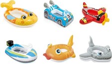 INTEX Kinder Boot Gummiboot Schlauchboot Badeboot Auto Hai Pool Babyboot Pool