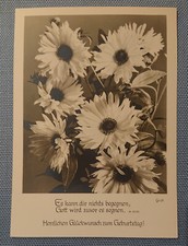 alte Ansichtskarte Postkarte Spruchkarte M. Rode Groh München Geburtstag