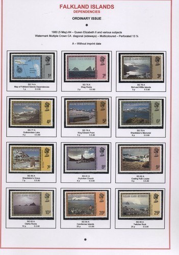 Falkland islands 1980 serie - falkland,