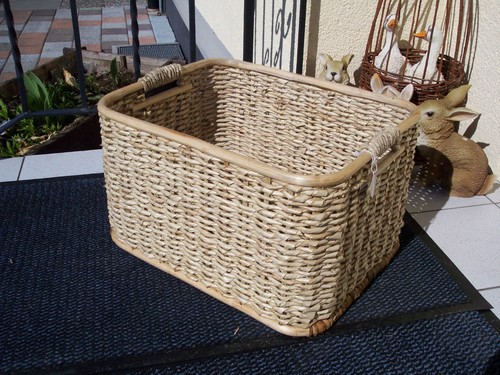 Regalkorb stabiler rattan - regalkorb,