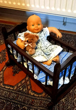 𓃻  Puppen Wiege/ Holz mit