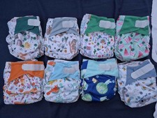 8x Blümchen Pocket