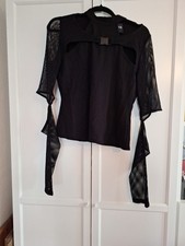 killstar xxl Netz Punk gothic oberteil neu Tiefschwarz XXL