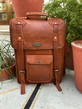 Herren Leder Vintage Laptop