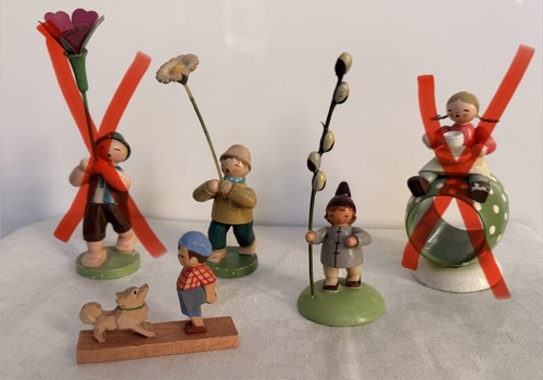 Verschiedene ältere figuren - verschiedene,