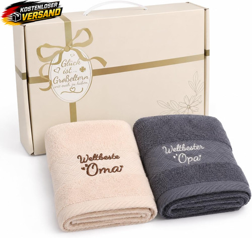 Handtuch set für oma opa - handtuch,
