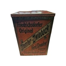 Original Friedrichsdorfer Stemler-Zwieback Dose 1788 Blechdose mit Deckel