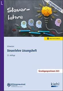 Steuerlehre lösungsheft von - steuerlehre,