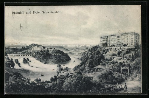 Ansichtskarte schaffhausen - ansichtskarte,