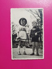 Old photo postcard antique boy