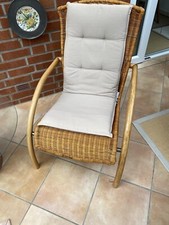 Rattan Sessel gebraucht mit Auflage. Top Zustand Sehr Stabil !