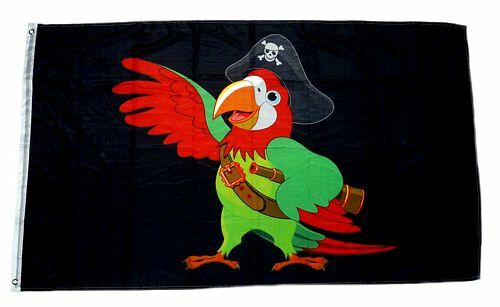 Fahne flagge piratenpapagei - flagge,