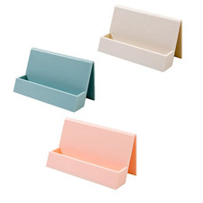 3x Visitenkartenständer Visitenkartenhalter Büro Werbung Bürobedarf Aufsteller