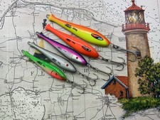 pilker set norwegen 5 Kieler Pilker 200g 150g 125g 100g 80g VMC Drillinge