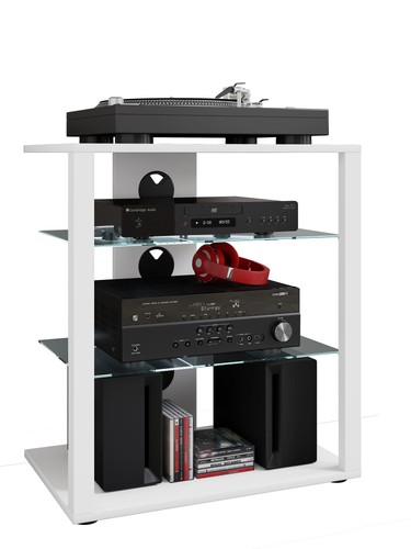 Hifi möbel rack alu glas - möbel,