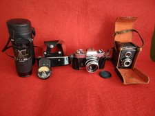 Konvolut antike Kameras