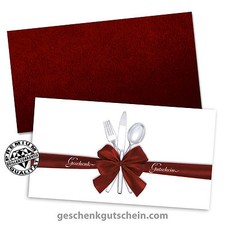Gutscheinkarten mit Kuverts