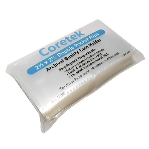 Coretek double pocket coin - double,