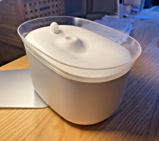 TRON Trinkbrunnen für Katze Hunde 2L automatischer Wasserspender mit Filter