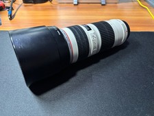 Canon L 70-200mm F/4 USM EF Teleobjektiv - Schwarz/Weiß