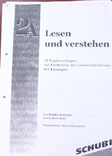 Lesen und verstehen - lesen,