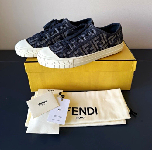 Fendi domino monogram - fendi, denim