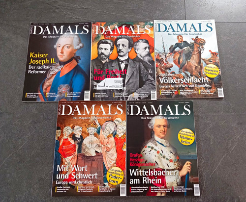 Damals zeitschrift konvolut - 5x,
