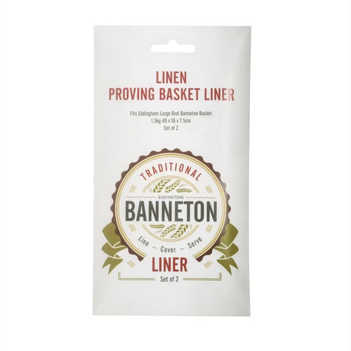 Eddingtons oval banneton - banneton, liner