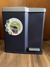 curver Duo Mülleimer Pedal Bin - 15 und 7 Liter