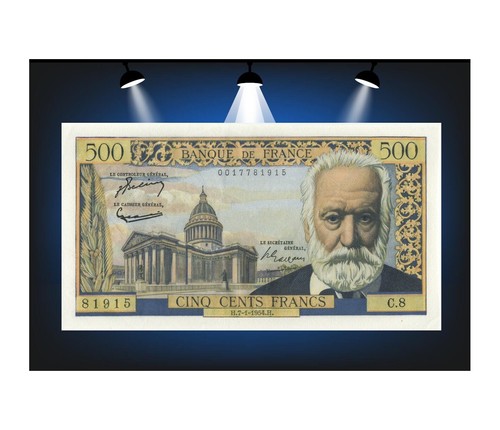 Frankreich billet 500 francs - frankreich,,