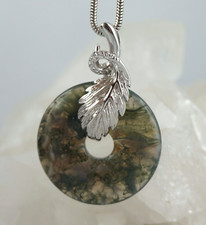 Donuthalter Blatt aus 925er