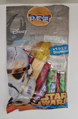 Pez star wars sticker figur - sticker,