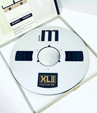 Original MAXELL XLII 35-180 „for Studio Mastering Use“ EE Tonbandspule 26,5 NAB