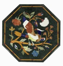 12 " Grün Marmor Kaffee Seite