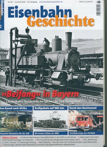 Eisenbahn geschichte heft - eisenbahn, 88