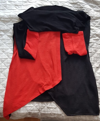 Kekoo bluse orange - kekoo, orange-schwarz